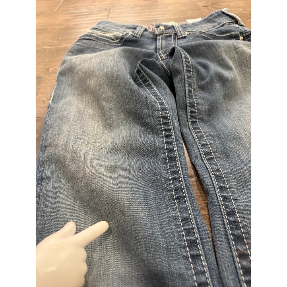 Ariat Real Denim Womens Blue Denim Low Rise Casual Jeans Size 26L *Flaws* - Picture 12 of 13